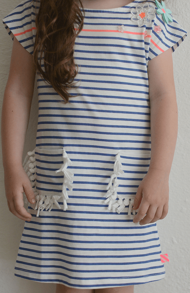 Billieblush "Jersey Knit Stripe Dress"
