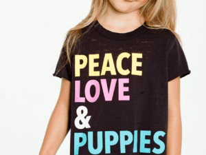Chaser "Peace, Love & Puppies"
