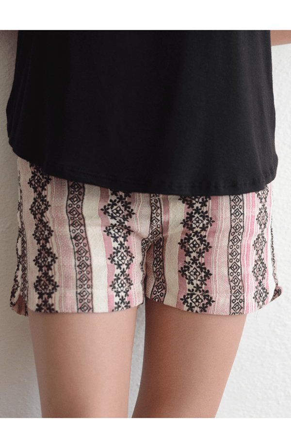 Hayden LA "Woven Print Shorts" Pink