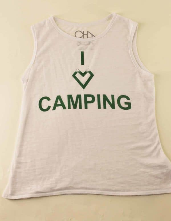 I Heart Camping Tank by Chaser Brand