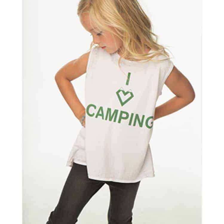 I Heart Camping Tank by Chaser Brand