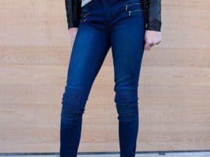 Girls Moto Jeans