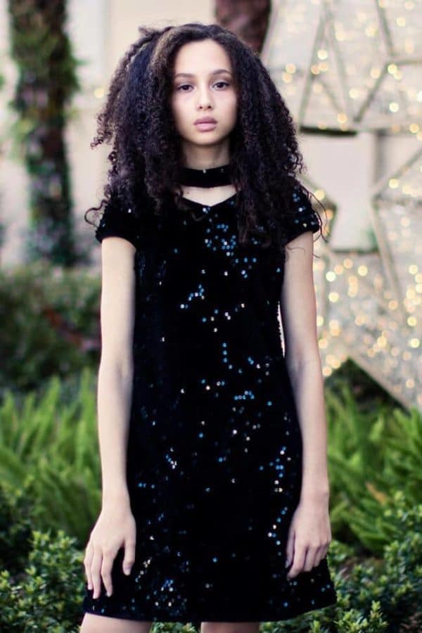 Gigi Ri "The Cassandra Dress" Black