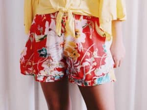 Girls Floral Shorts