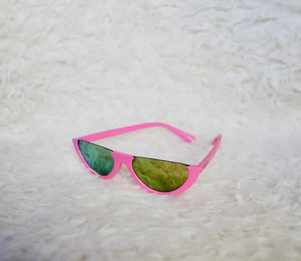 Girls Half Pink Sunglasses