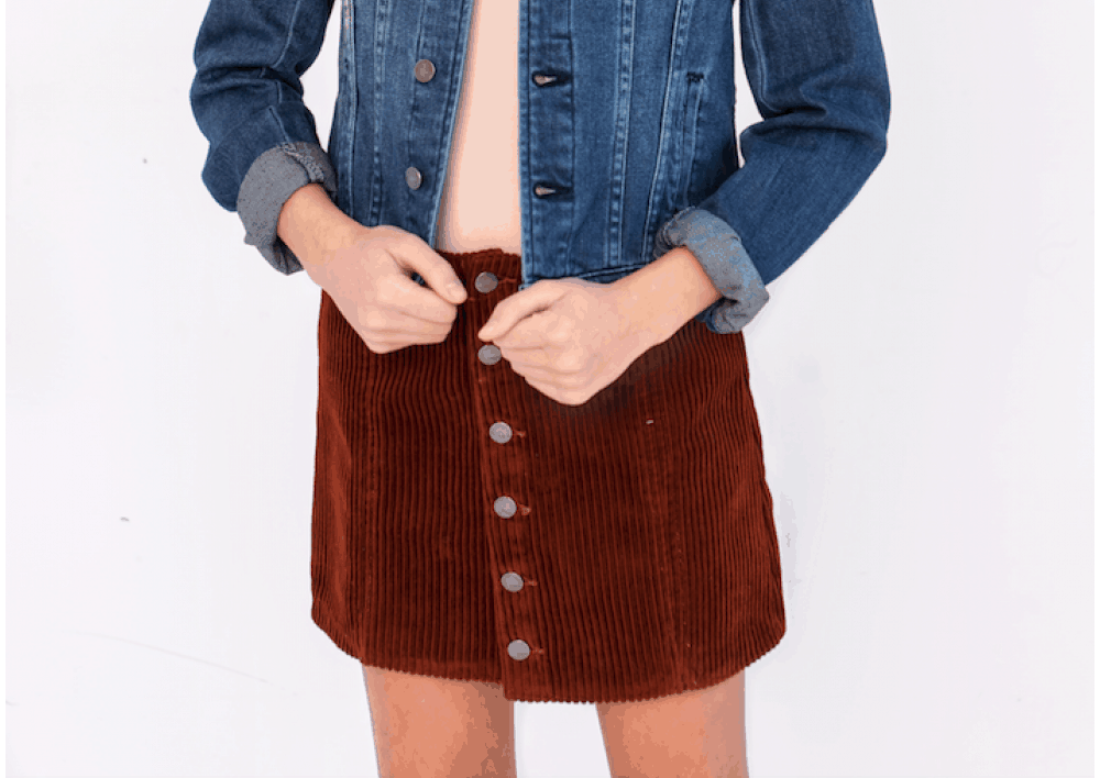 Girls Corduroy Skirt