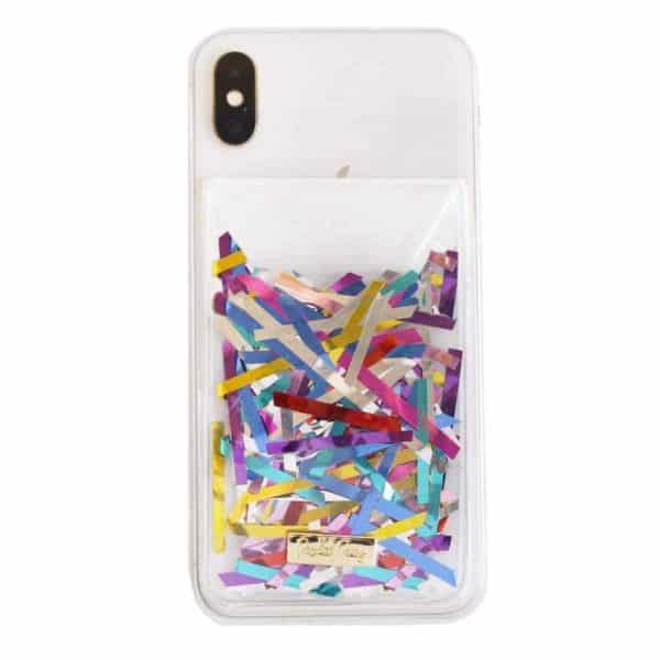 Packed Party Confetti Phone Card Holder
