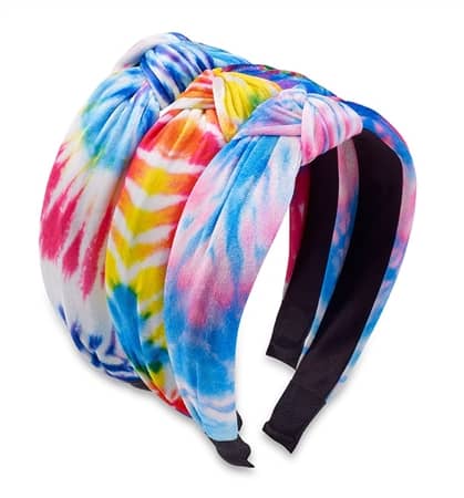 Pink & Blue Tie Dye Headwrap