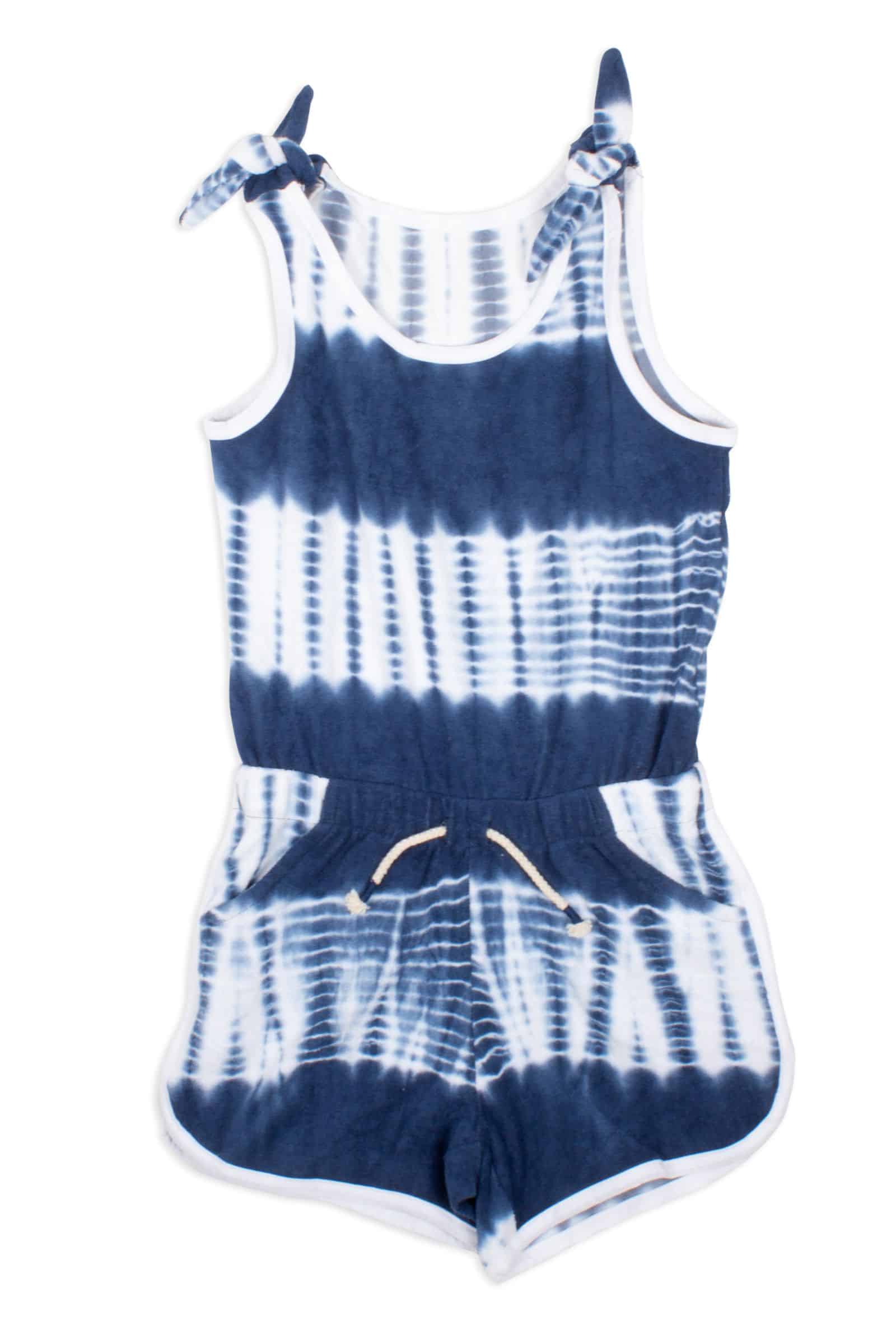 Shade Critters Navy Terry Romper