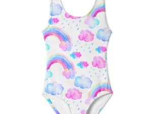 Stella Cove Rainbow and Cloud Tank Swimsuit