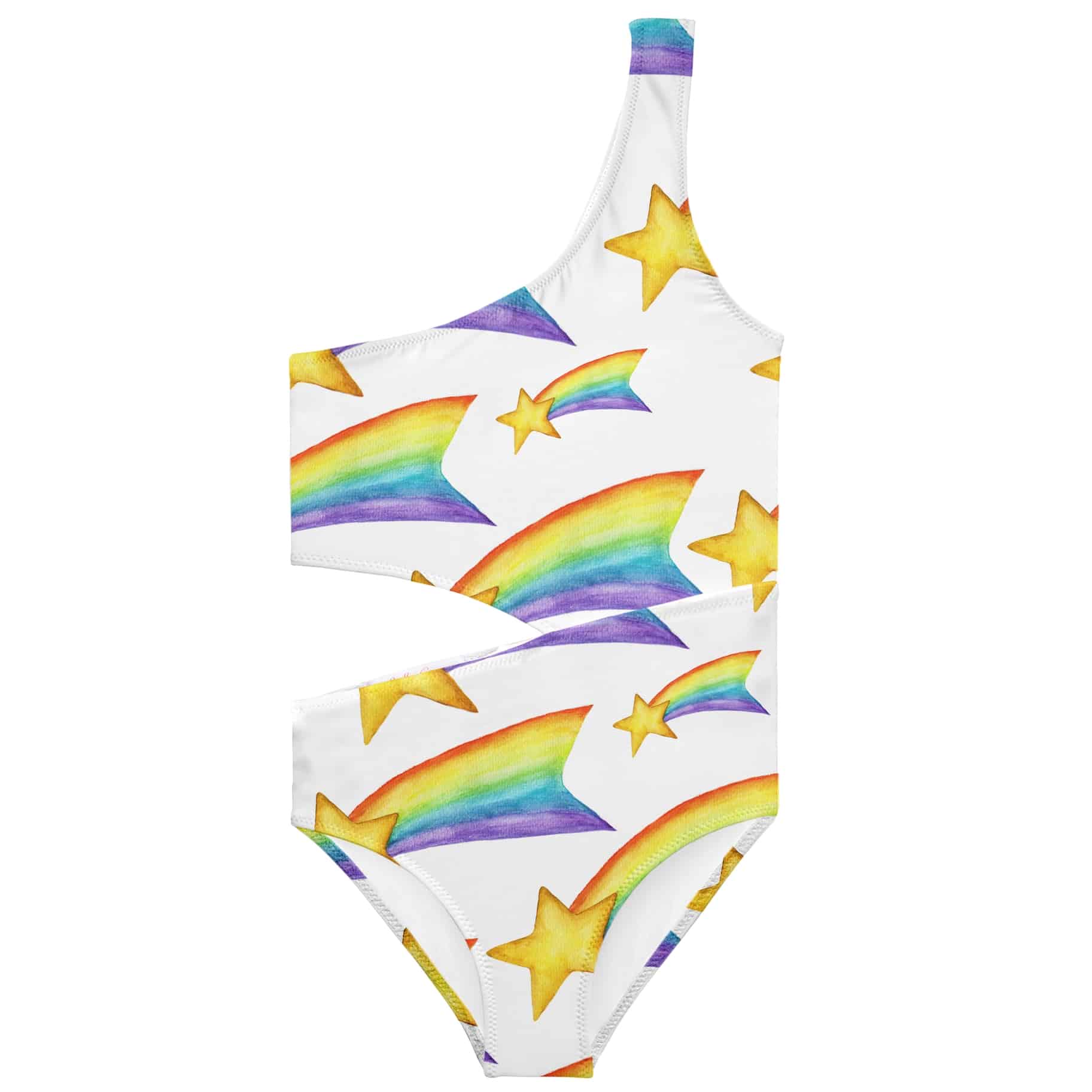 Stella Cove Shooting Stars Side Cut Swimsuit