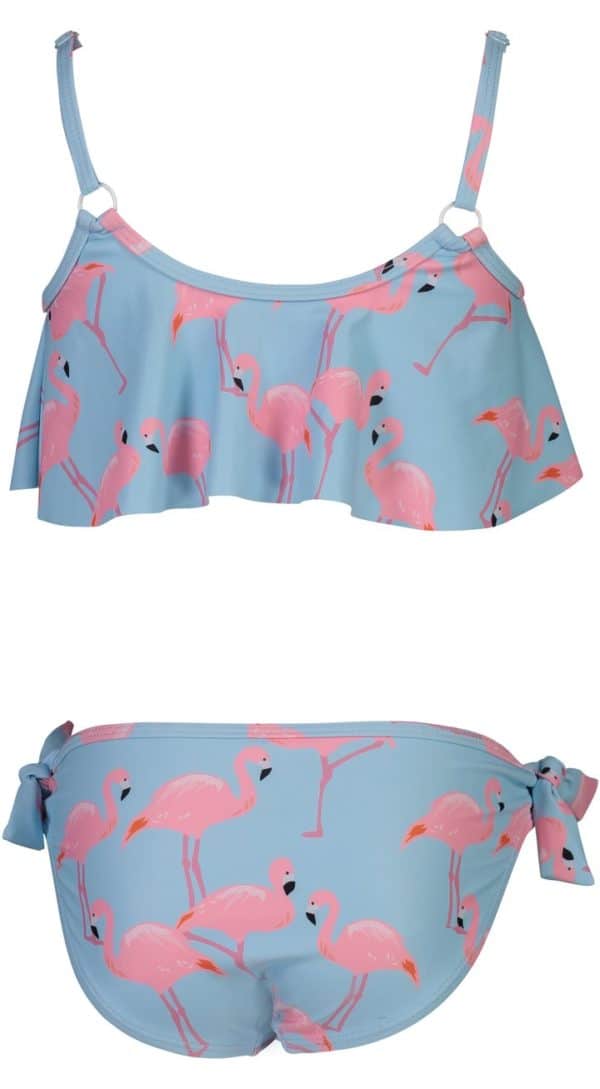 Snapper Rock Flamingo Social Flounce Bikini