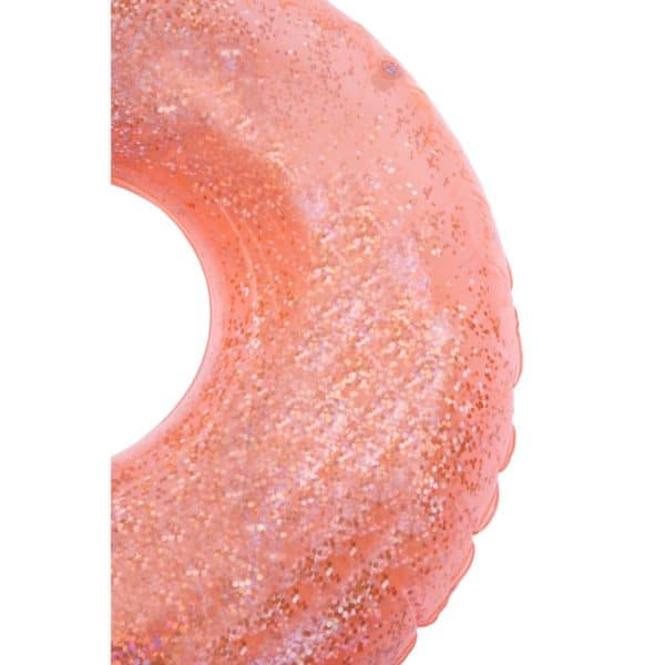 Sunnylife Pool Ring Glitter Coral