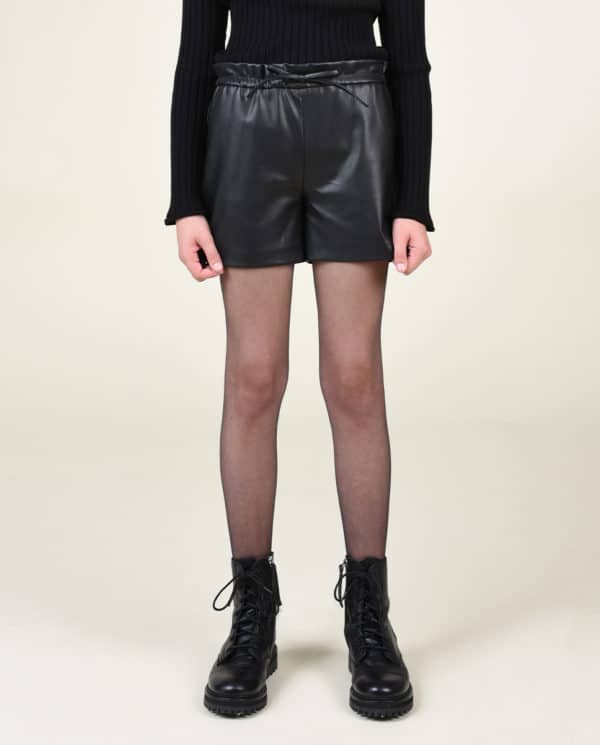 Tween Leather Shorts