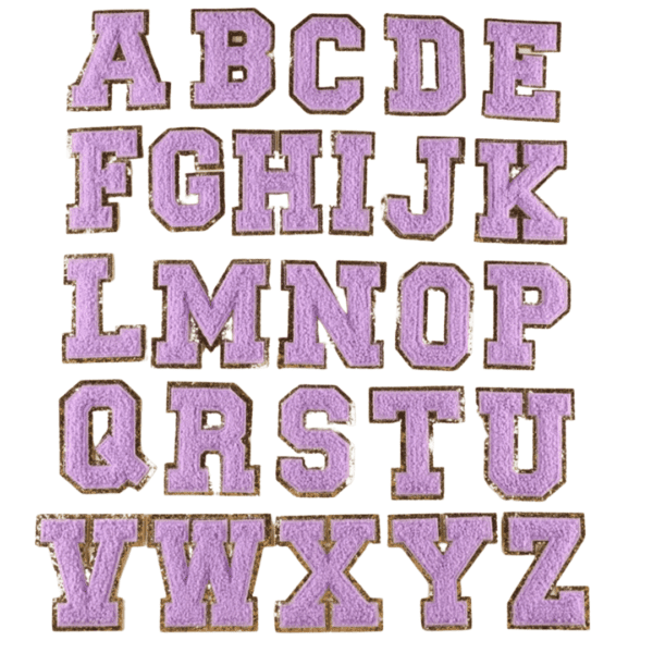 chenille letter bags